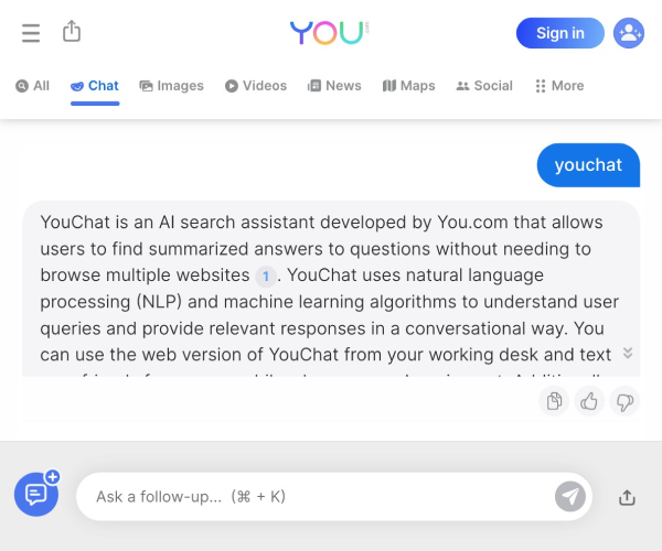 YouChat AI - 1234.chat