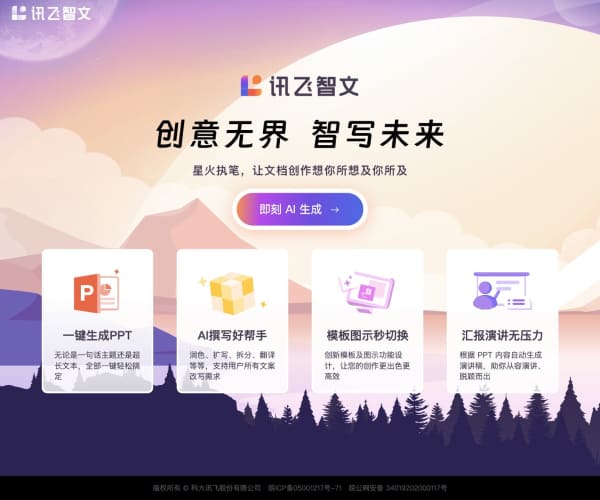 讯飞智文 - 1234.chat