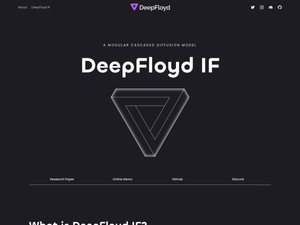 DeepFloyd IF - 1234.chat