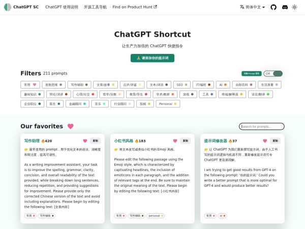 ChatGPT Shortcut - 1234.chat