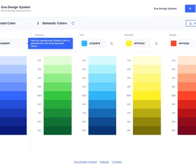 Eva Design System - 1234.chat