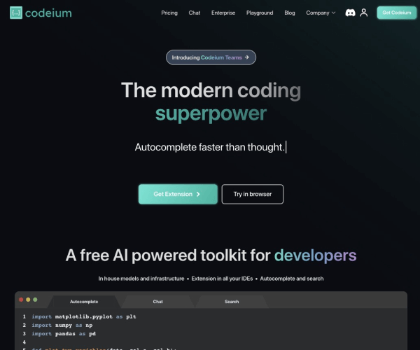 Codeium - 1234.chat