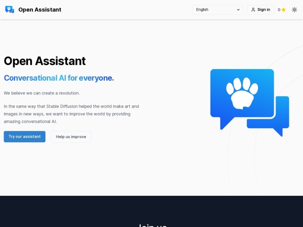 Open Assistant - 1234.chat