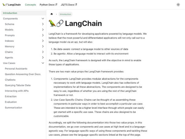 LangChain - 1234.chat